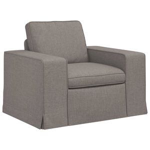 vidaXL Canap&eacute; Taupe 103 x 80 x 82 cm tissu