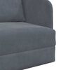 vidaXL Canap&eacute;-Lit Gris fonc&eacute; 65 x 80 x 83 cm Velours