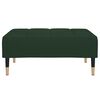vidaXL Repose-pied Vert fonc&eacute; 78x56x32 cm Velours
