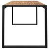 vidaXL Table de jardin et pieds en forme de U 160x80x75 cm bois acacia