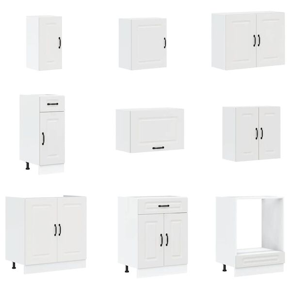 vidaXL Ensemble d'armoires de cuisine 14 pcs Kalmar bois d'ing&eacute;nierie