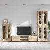 vidaXL Ensemble meuble TV FLORIN Ch&ecirc;ne Sonoma Bois d'ing&eacute;nierie