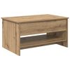 vidaXL Table basse Ch&ecirc;ne artisanal 80 x 50,5 x 41,5 cm
