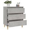 vidaXL Buffet Gris b&eacute;ton 60x35x70 cm Bois d'ing&eacute;nierie
