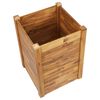 vidaXL Lit sur&eacute;lev&eacute; de jardin 60x60x84 cm Bois massif d'acacia