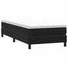 vidaXL Sommier &agrave; lattes de lit sans matelas noir 100x210 cm velours
