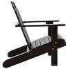 vidaXL Chaise Adirondack double Bois marron