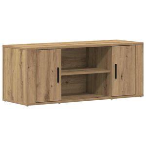 vidaXL Meuble TV 100 x 35 x 40 cm ch&ecirc;ne artisanal Bois d'ing&eacute;nierie