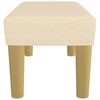 vidaXL Banc Crème 70x30x30 cm Tissu