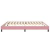 vidaXL Cadre de lit sans matelas rose 200x210 cm velours