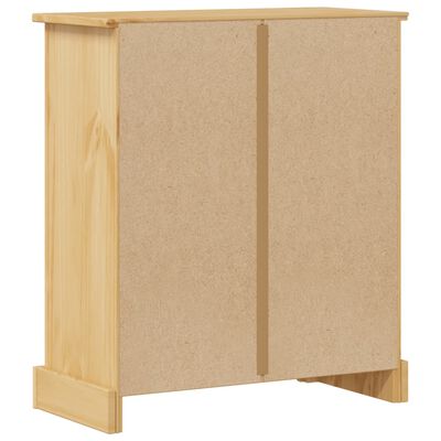 vidaXL Armoire de salle de bain Corona 70x33x80 cm bois de pin massif