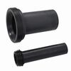 vidaXL Toilette suspendue au mur avec r&eacute;servoir cach&eacute; C&eacute;ramique Noir