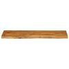 vidaXL Dessus de table 120x40x2,5 cm bord vivant bois massif manguier