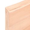 vidaXL &Eacute;tag&egrave;re murale 40x30x(2-6) cm bois de ch&ecirc;ne massif non trait&eacute;