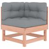 vidaXL Salon de jardin 8 pcs avec coussins bois massif douglas