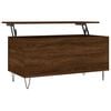 vidaXL Table basse Ch&ecirc;ne marron 90x44,5x45 cm Bois d'ing&eacute;nierie