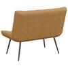 vidaXL Banc marron 110x74x84 cm velours