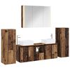 vidaXL Ensemble de mobilier de salle de bain 6 pcs Bois ancien