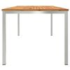 vidaXL Table&agrave;manger Marron 200 x 90 x 75 cm Bois d'Acacia Massif