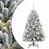 vidaXL Sapin de No&euml;l artificiel 120 cm 150 LED Blanc chaud