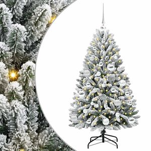 vidaXL Sapin de No&euml;l artificiel 120 cm 150 LED Blanc chaud