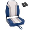 vidaXL Chaise de bateau pliante dossier haut
