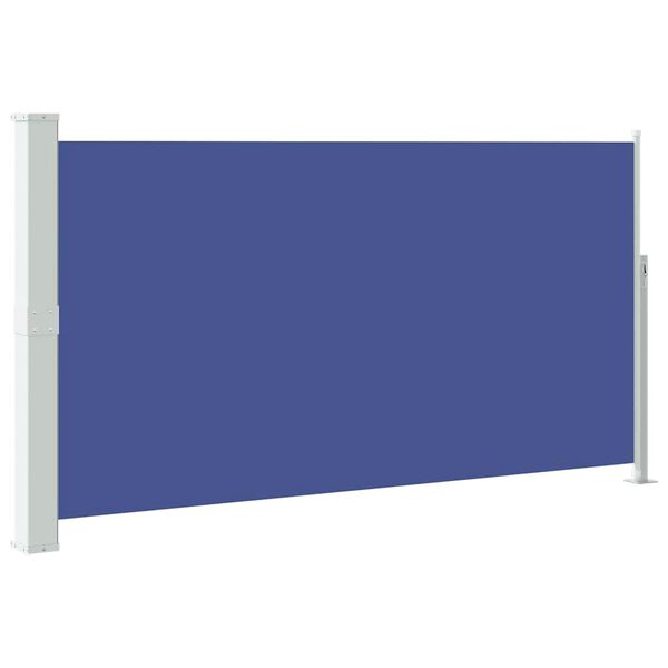 vidaXL Auvent lat&eacute;ral r&eacute;tractable de patio 170x300 cm Bleu