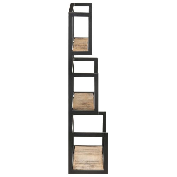 vidaXL &Eacute;tag&egrave;re murale 60x20x85 cm Bois de manguier brut