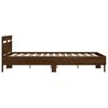 vidaXL Cadre de lit sans matelas chêne marron 140x200 cm