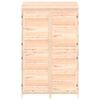 vidaXL Remise de jardin 102x52x174,5 cm Bois de sapin solide