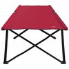 vidaXL Lit de camping pliant Rouge 206 x 76 x 74 cm Tissu Oxford