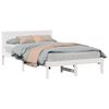 vidaXL Cadre de lit Blanc 120 x 190 cm Bois de pin massif