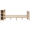 vidaXL Lit bibliothèque sans matelas 150x200 cm bois massif de pin