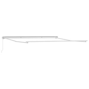 vidaXL Cadre d'auvent Blanc 400 &times; 350 cm Aluminium