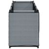 vidaXL Bo&icirc;te de rangement gris 105x34,5x45 cm tissu