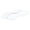 vidaXL Matelas en mousse blanc 200x200 cm duret&eacute; H2 H3