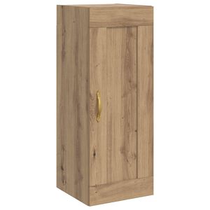 vidaXL Meuble mural Ch&ecirc;ne artisanal 34,5 x 34 x 90 cm