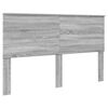 vidaXL Cadre de lit Gris Sonoma 160 x 200 cm Bois Ing&eacute;nierie