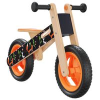 vidaXL Vélo d'équilibre pour enfants imprimé orange