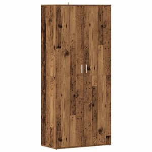 vidaXL Armoire &agrave; chaussures vieux bois 80x39x178 cm bois d'ing&eacute;nierie