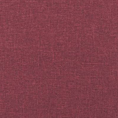 vidaXL Fauteuil Rouge bordeaux 60 cm Tissu