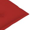 vidaXL Chaises inclinables de jardin et coussins lot de 6 Teck solide