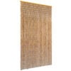 vidaXL Rideau de porte contre insectes Bambou 100 x 200 cm