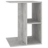 vidaXL Table d'appoint gris b&eacute;ton 60x40x45 cm bois d'ing&eacute;nierie