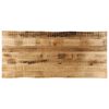 vidaXL Dessus de table bord vivant 140x60x2,5 cm bois de manguier brut
