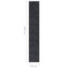 vidaXL Tapis BCF Anthracite 60x400 cm