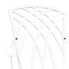 vidaXL Chaise de jardin 2 pcs Blanc 53 x 51 x 88,5cm Aluminium