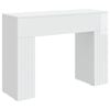 vidaXL Table basse Blanc brillant 102 x 35 x 75 cm Bois d'ing&eacute;nierie