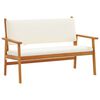 vidaXL Ensemble de canap&eacute; de jardin 3 pcs Marron 120 x 65,5 x 79 cm
