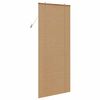 vidaXL Store enrouleur avec des rideaux Marron 90 x 220 cm Bambou